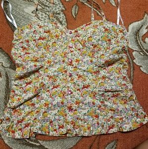 Floral print top